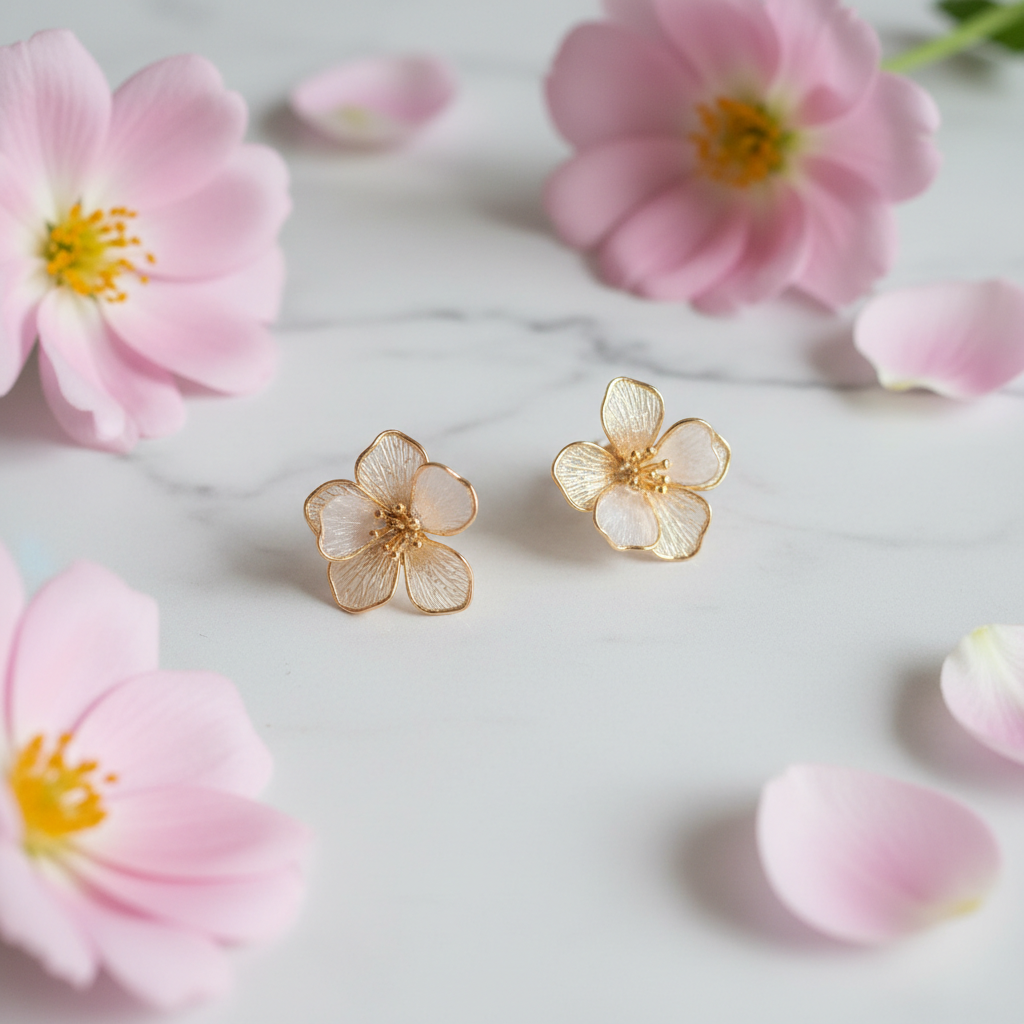 Brinco Flor Artesanal