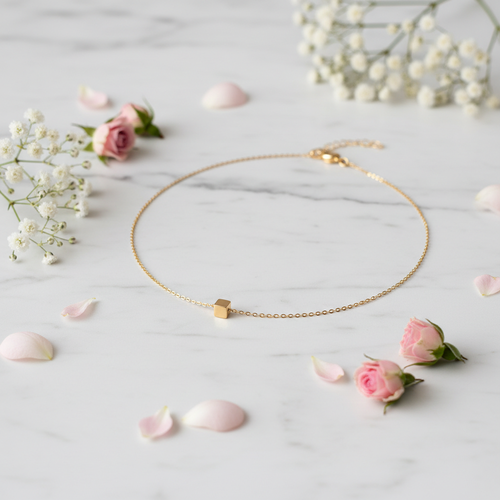 Choker Minimalista Dourada