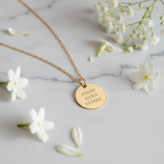 Colar Medalha Personalizada
